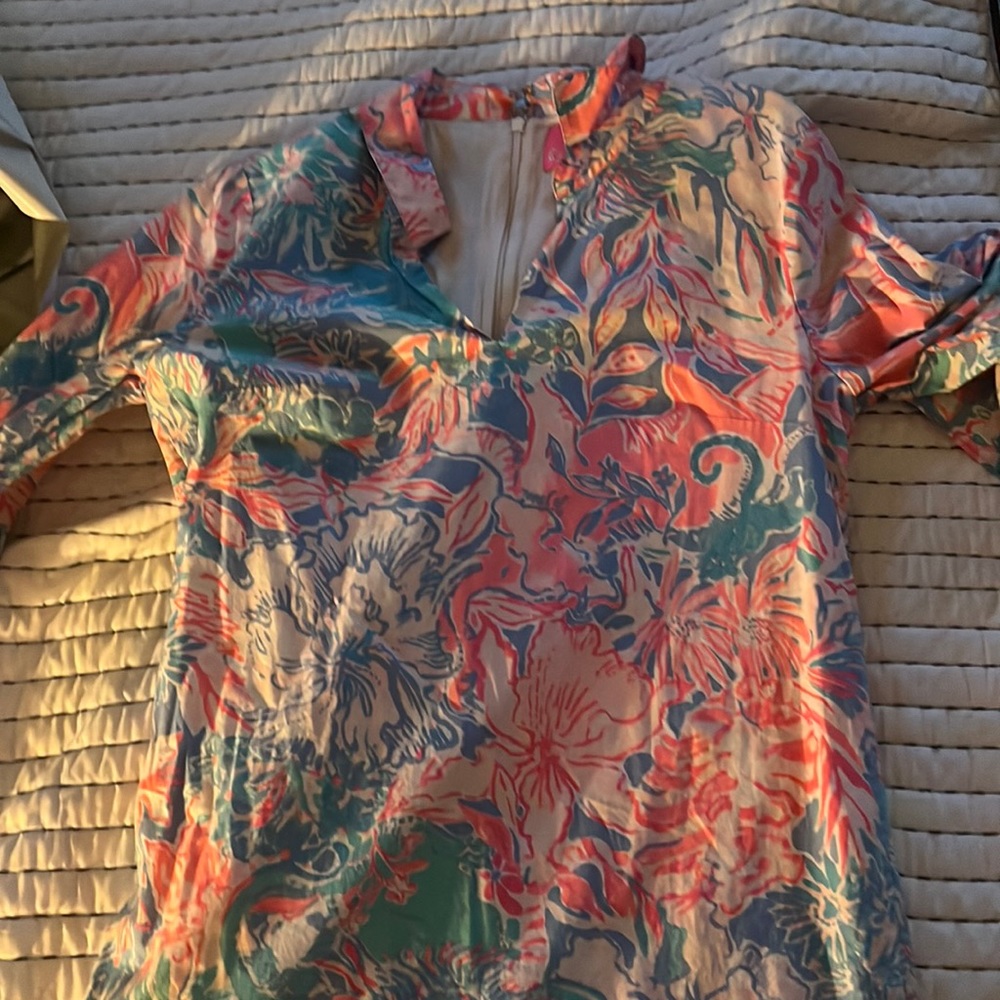 Lilly Pulitzer 3/4 sleeve dress, size 10, great condition